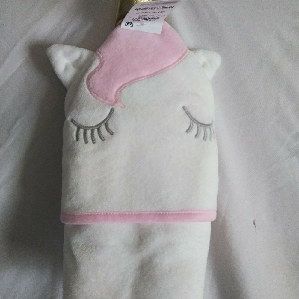 Unicorn baby blanket